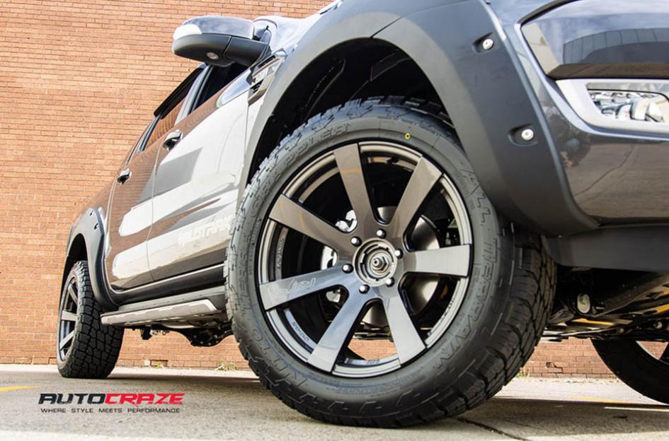 FORD RANGER RTG MATTE BLACK LASER TEXT